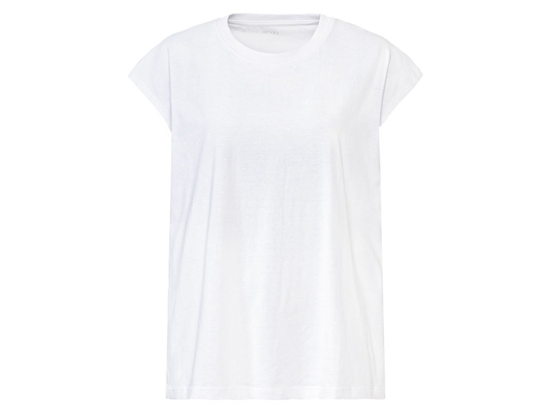 Gehe zu Vollbildansicht: esmara® Damen T-Shirts, 2 Stück, mit überschnittenen Schultern - Bild 3