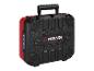 Schwarzer und roter Parkside Performance Werkzeugkoffer.