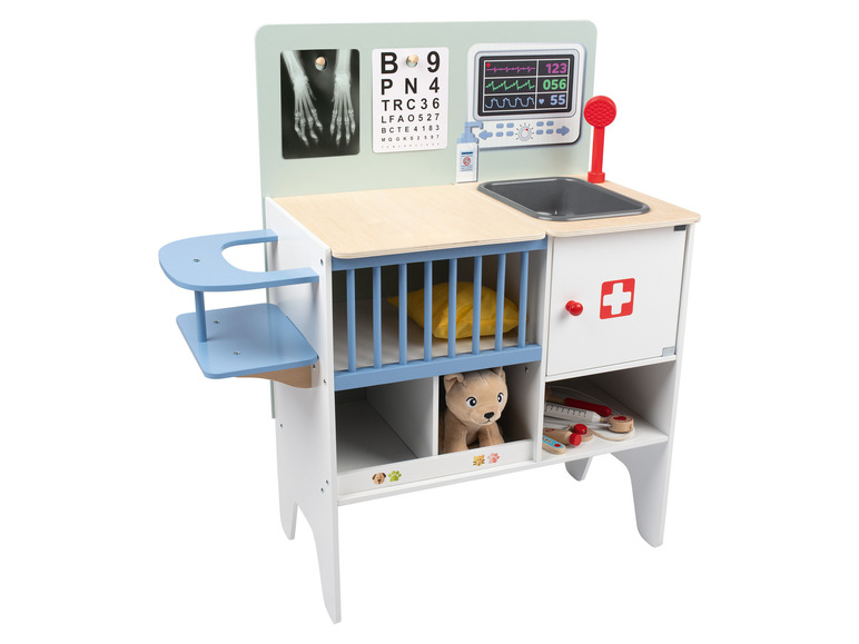 Gehe zu Vollbildansicht: Playtive 2-in-1 Baby-Klinik und Tierarzt, aus Echtholz - Bild 5