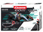 Carrera GO!!! Rennbahn mit einem Formel 1-Auto von Petronas.
