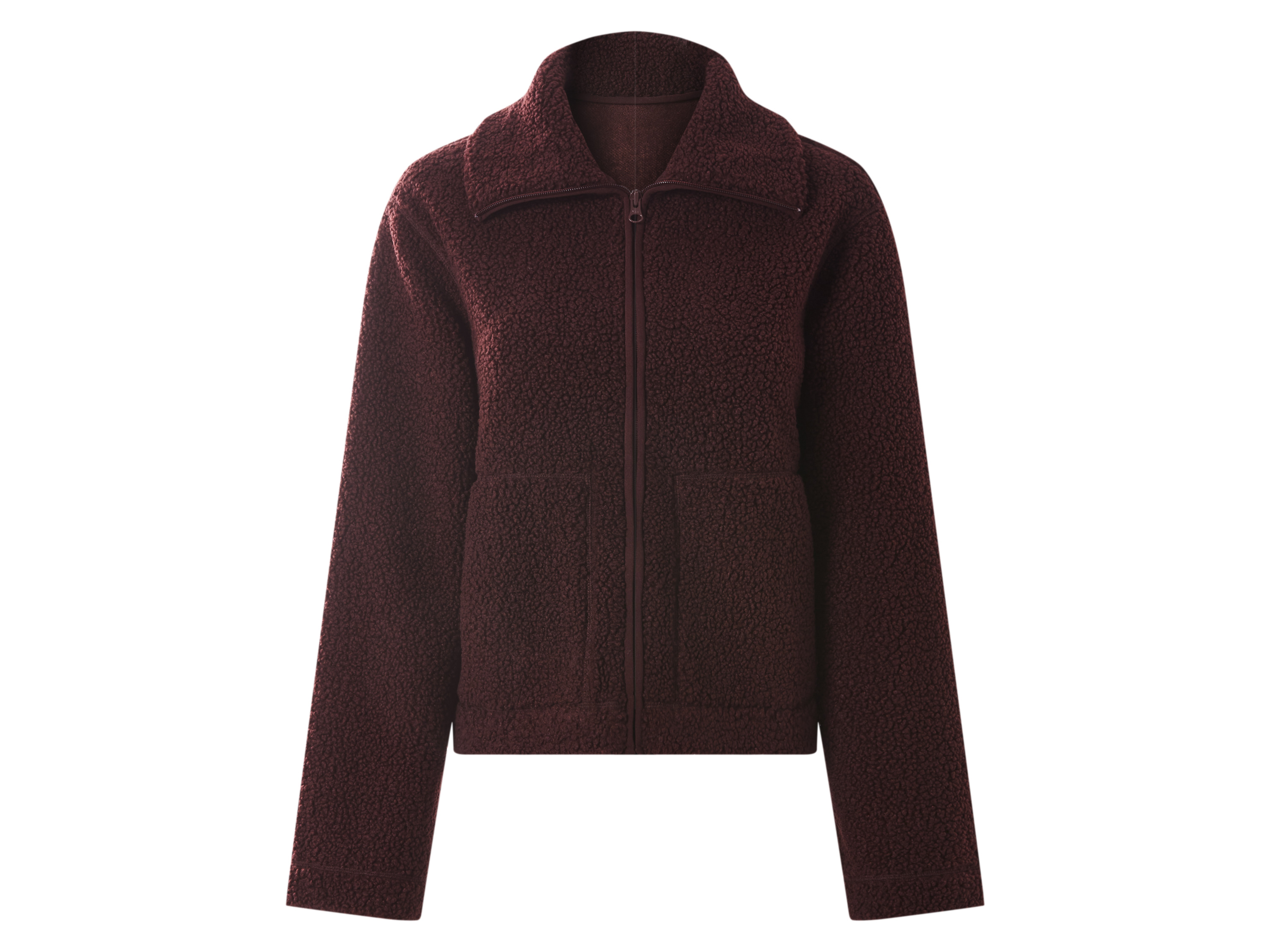 ESMARA® Damen Teddyfleece-Jacke (Rot, XS(32/34))""