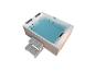HOME DELUXE Outdoor-Whirlpool Nimbus mit Einstiegstreppe.