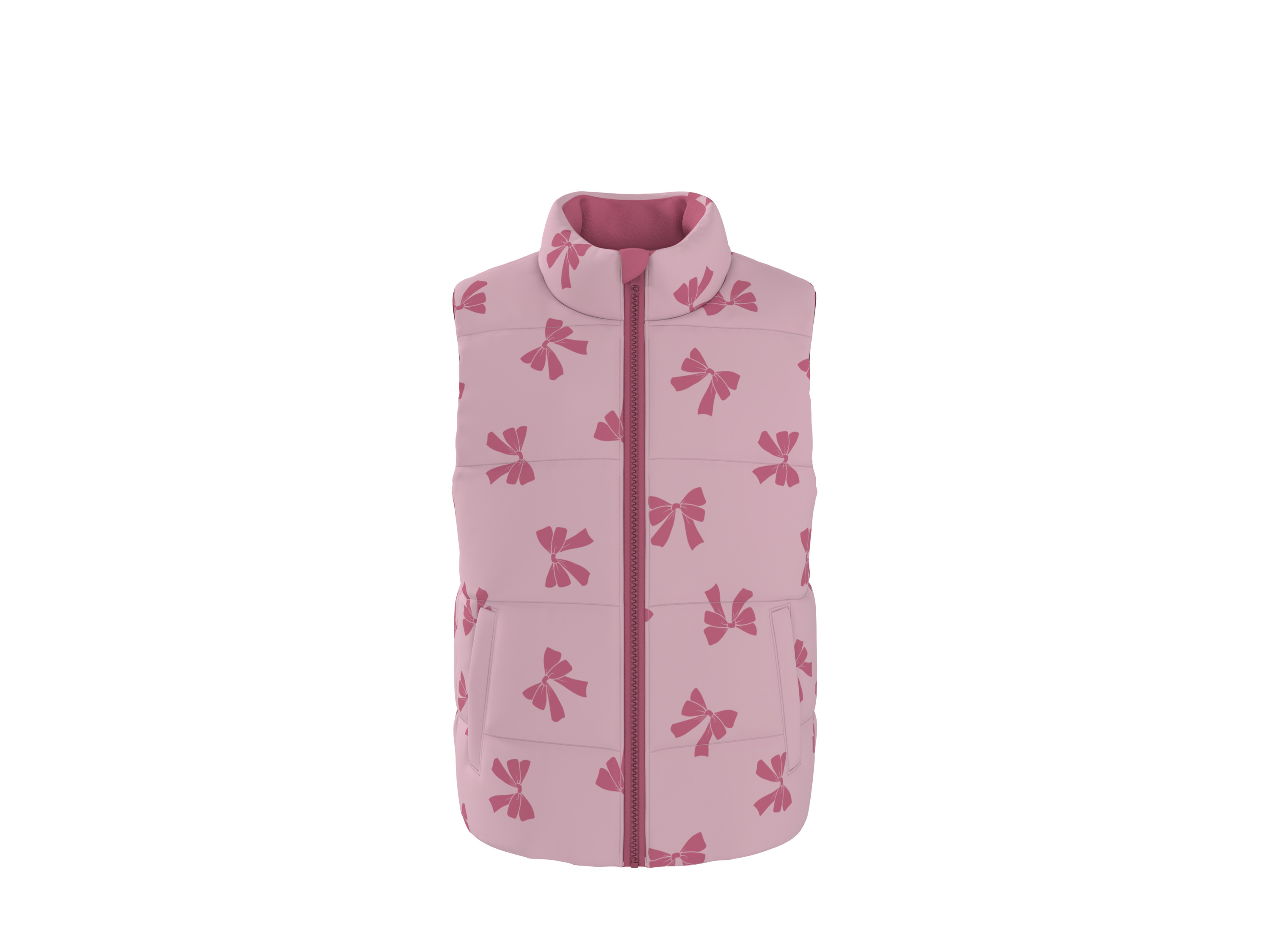 LUPILU® Kleinkinder Wende-Steppweste (rosa/pink, 98/104)