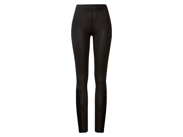 Gehe zu Vollbildansicht: esmara® Damen Leggings, normale Leibhöhe, schwarz - Bild 6