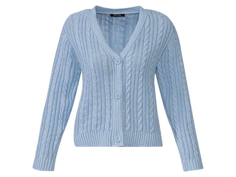 Gehe zu Vollbildansicht: esmara® Damen Cardigan, leger geschnitten, im trendigen Boxy-Style - Bild 2