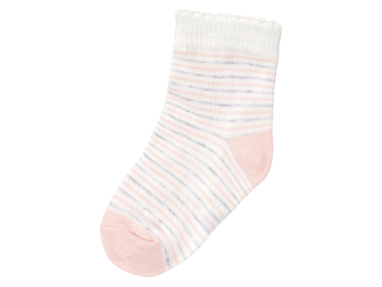 Gehe zu Vollbildansicht: lupilu® Mädchen Baby Socken, 5 Paar, mit Bio-Baumwolle - Bild 5