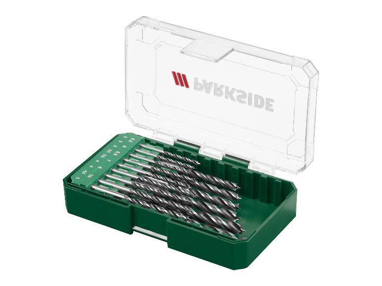 Bahco Holzbohrer-Set in grüner Box.