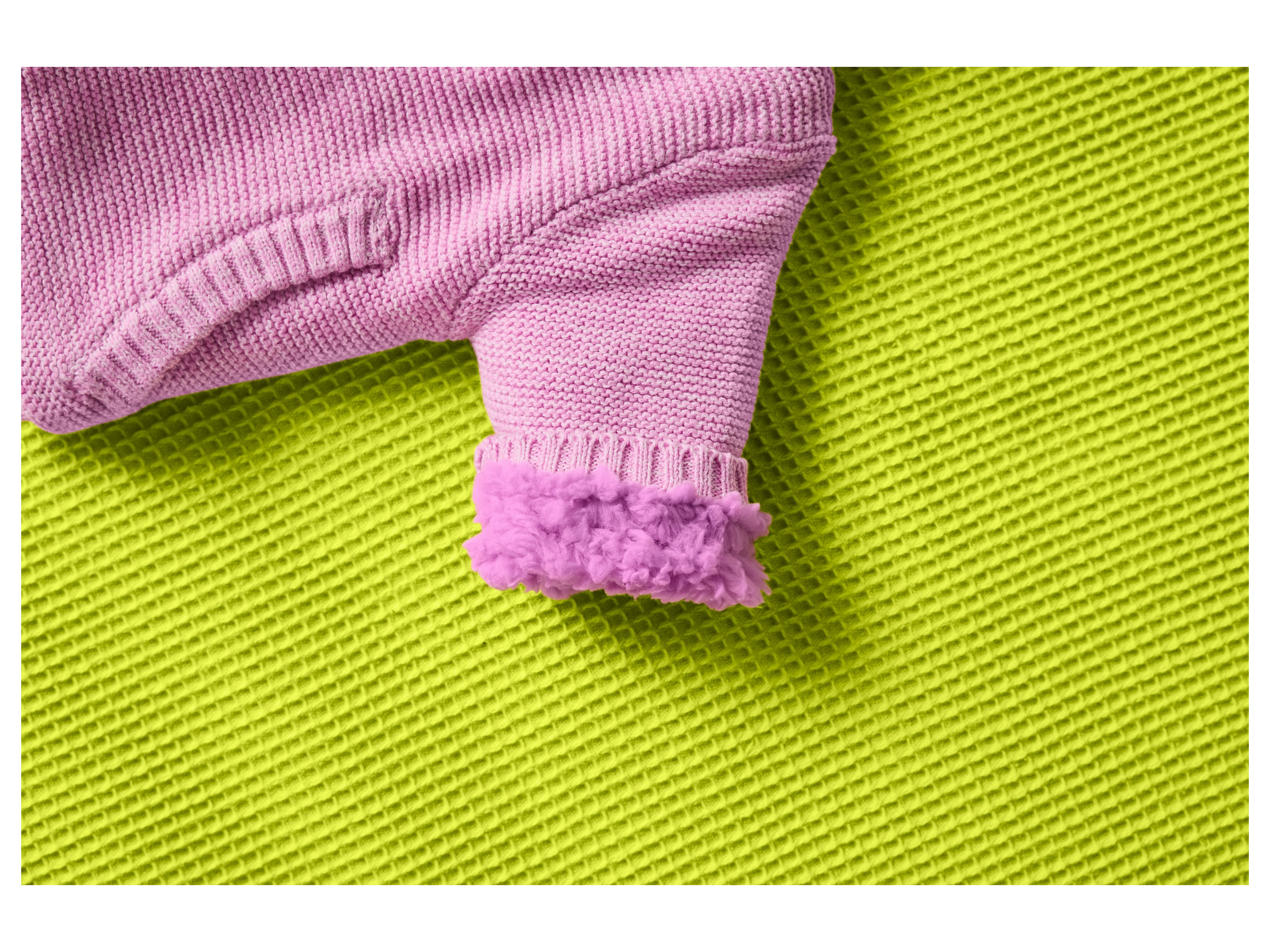 LUPILU® Baby Strickjacke (Lila, 50/56) – Bild 4 von 4