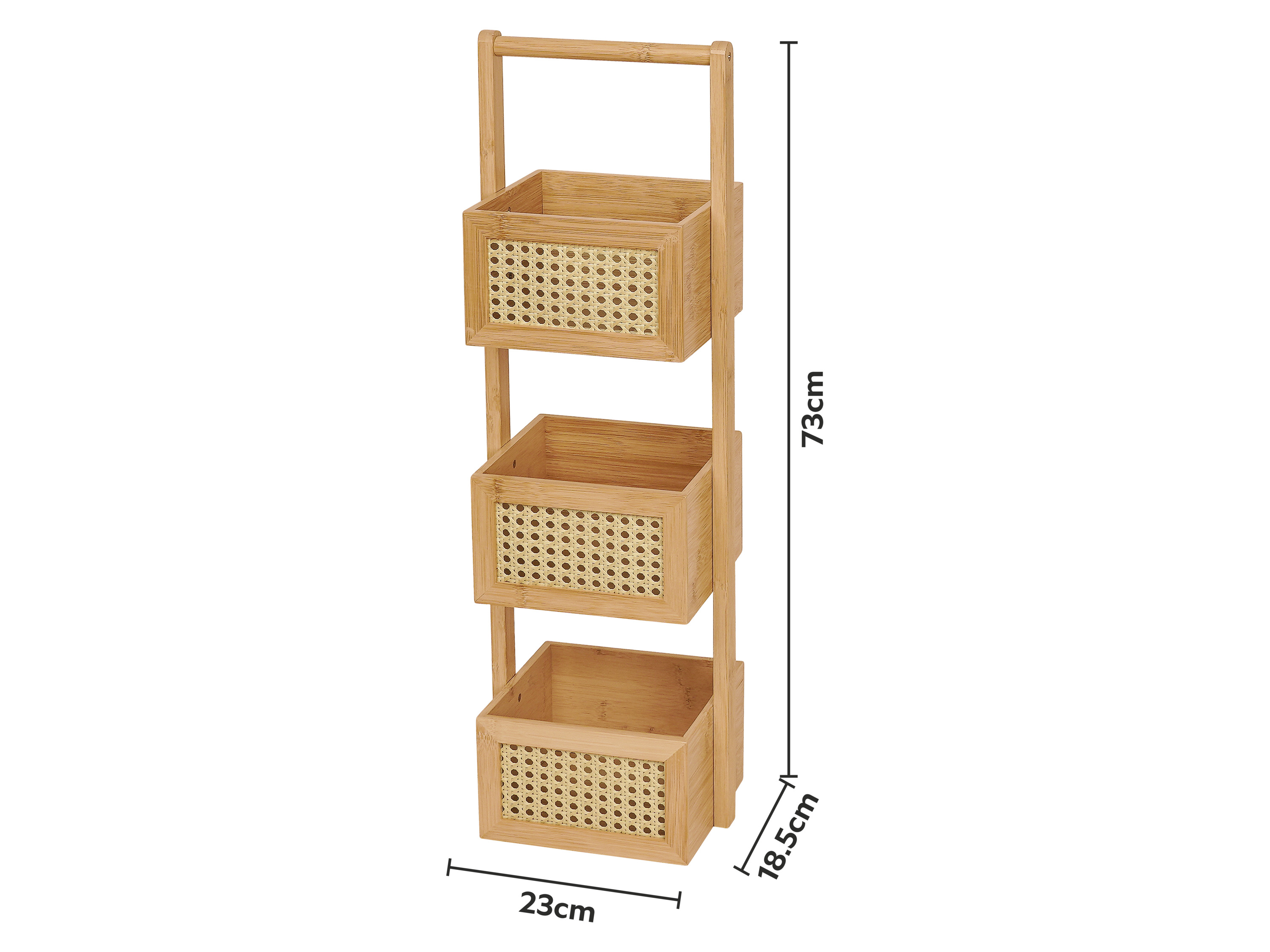 LIVARNO® Bambus-Badregal (Natur) – Bild 4 von 4