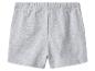 Graue Kinder-Sporthose mit elastischem Bund.