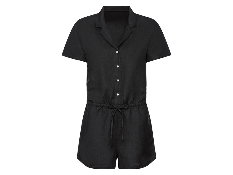 Gehe zu Vollbildansicht: esmara® Damen Jumpsuit mit Reverskragen und Knopfleiste - Bild 2