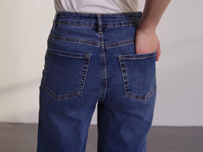 Gehe zu Vollbildansicht: esmara® Damen Jeans, Wide Leg, knöchellang - Bild 10