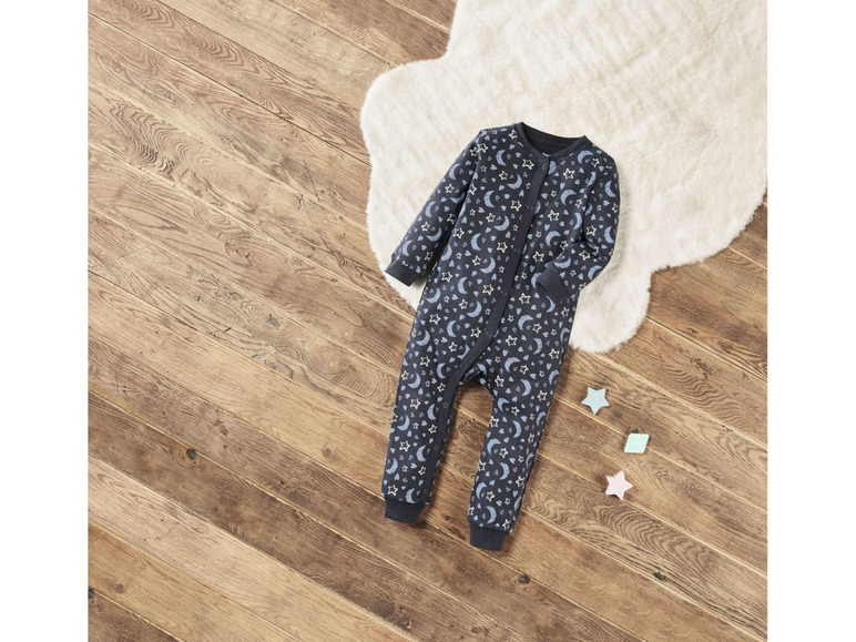 Gehe zu Vollbildansicht: lupilu® Baby Mädchen Schlafoverall aus reiner Bio-Baumwolle - Bild 7