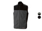 Ein graues Parkside Fleece-Weste mit schwarzen Details.