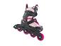 Rosa und schwarze Crivit Kinder-Inlineskates.
