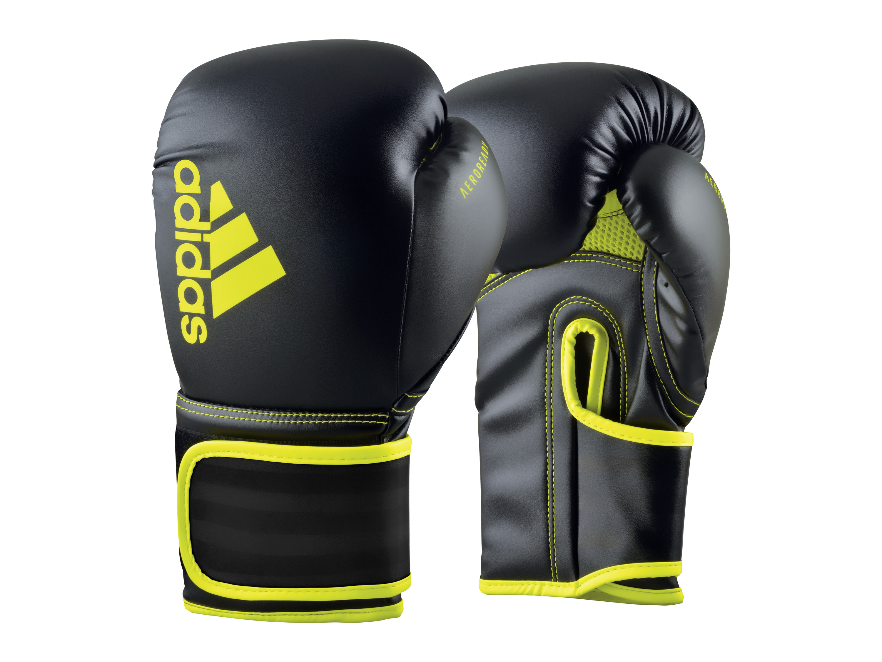 adidas Boxhandschuhe Hybrid 80 (schwarz/gelb, 6 OZ)““ | 03662513562627