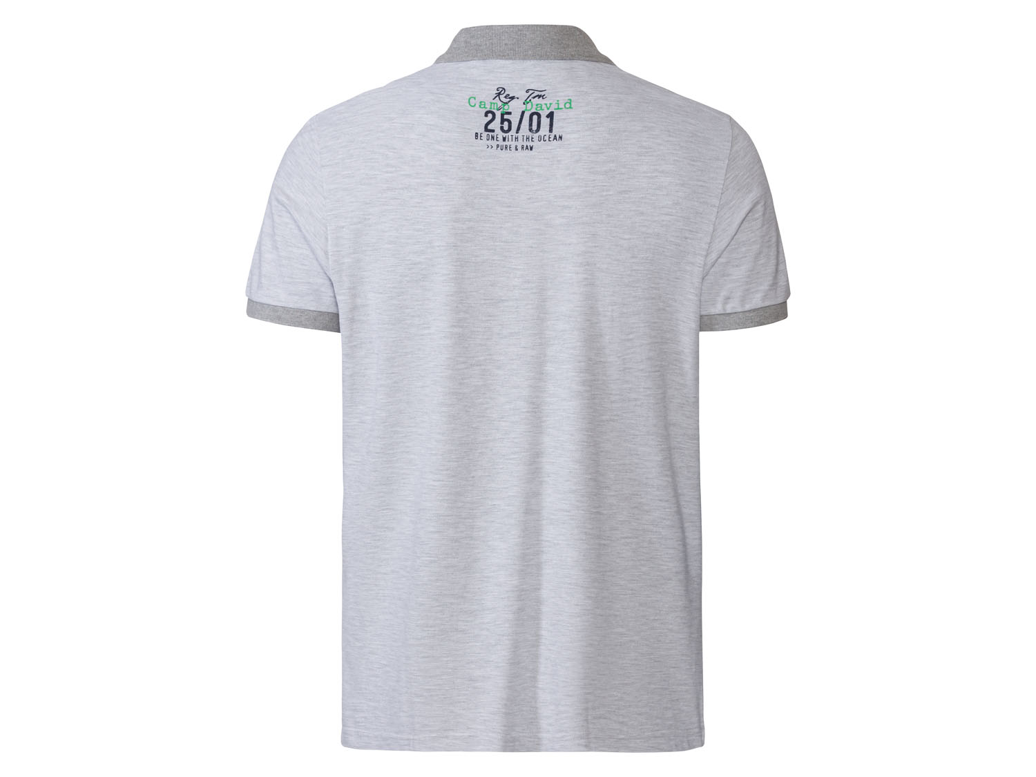 Thumbnail - Camp David Herren Poloshirt (Hellgrau, M)