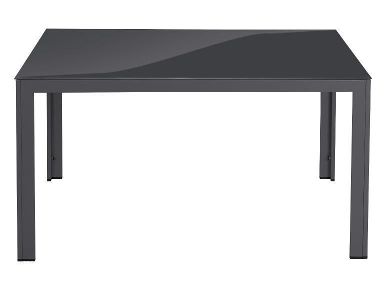 Alu-Premium-Set »Houston / Toronto«, 5-teilig - Standardtisch & 4 Hochlehner