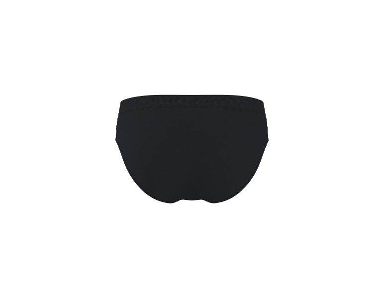 Schwarze Herrenunterhose, Rückansicht.