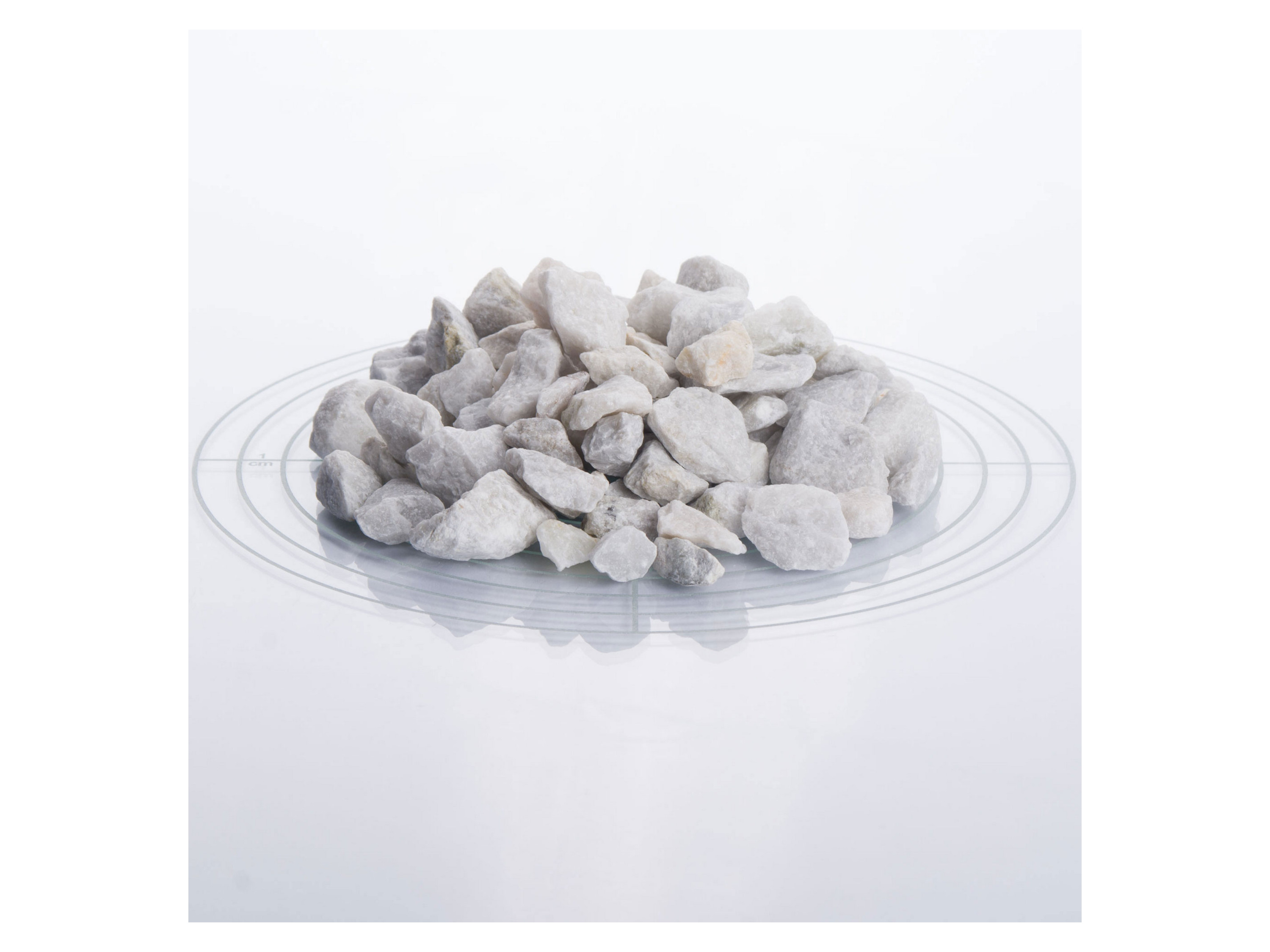 SCHICKER MINERAL Marmor Ziersplitt (16-32 mm, 1000 kg BigBag, Weiß) – Bild 2 von 3