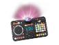 Schwarzer Kinder-DJ-Mixer mit bunten Tasten und Discokugel.