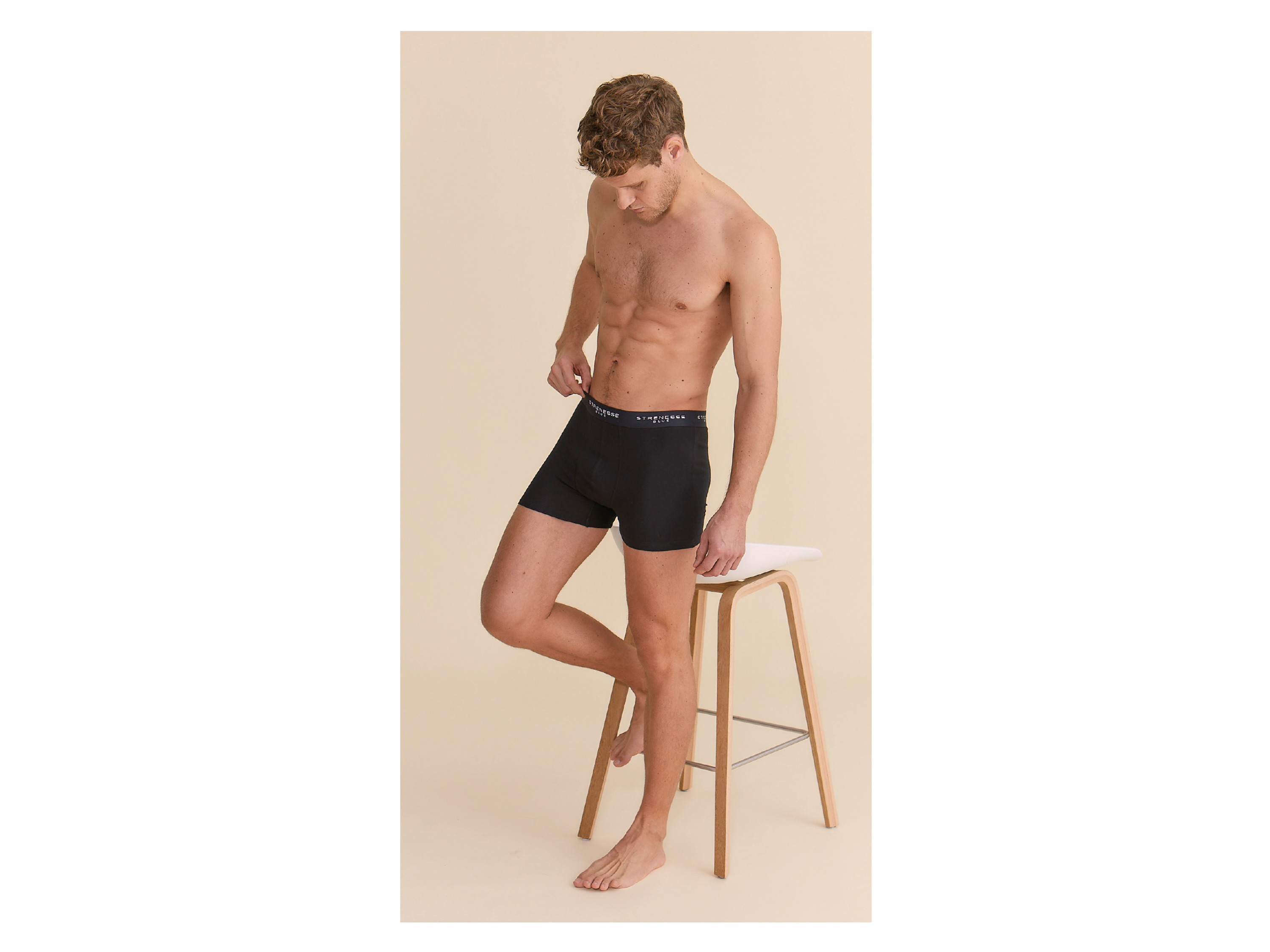 Thumbnail - Strenesse Blue Herren Boxer, 2 Stück (Schwarz, XL)