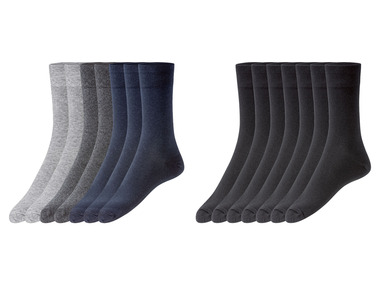 LIVERGY® Herrensocken mit Pikeebund, 7 Paar