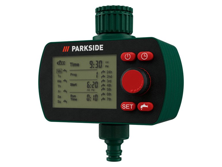 Gehe zu Vollbildansicht: PARKSIDE® Bewässerungscomputer, LC-Display, mit Wasserhahnadapter - Bild 1