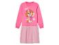 Ein rosa Kleid mit langen Ärmeln mit Skye von der Paw Patrol.
