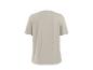 Beiges Damen-T-Shirt mit kurzen Ärmeln, Rückansicht