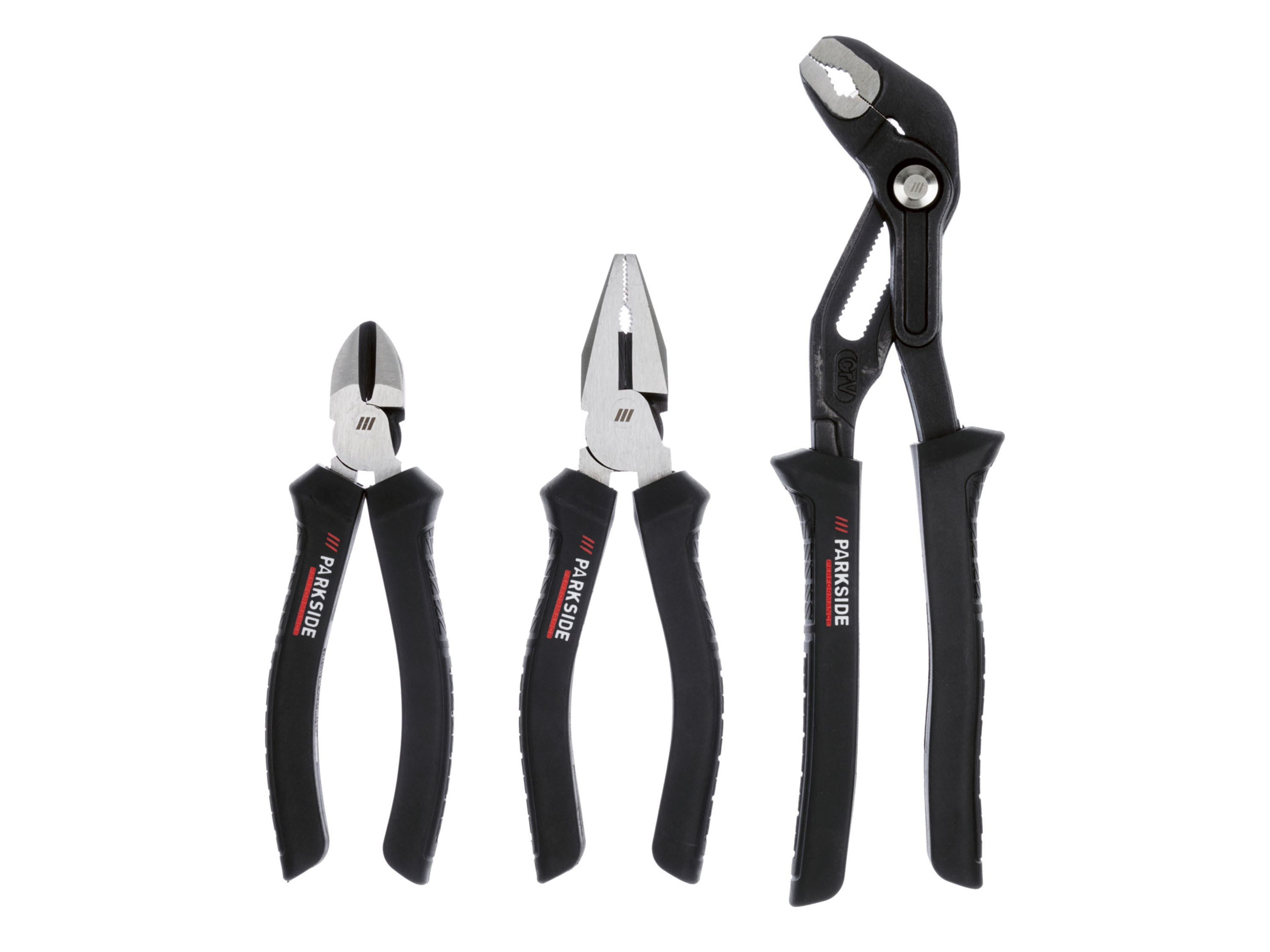 PARKSIDE PERFORMANCE® Zangensatz 3-tlg (Seitens./ Kombi-/ Wasserpumpen)““ | 04335814022570 PARKSIDE PERFORMANCE® Zangensatz 3-tlg (Seitens./ Kombi-/ Wasserpumpen)““ | 04335814022570