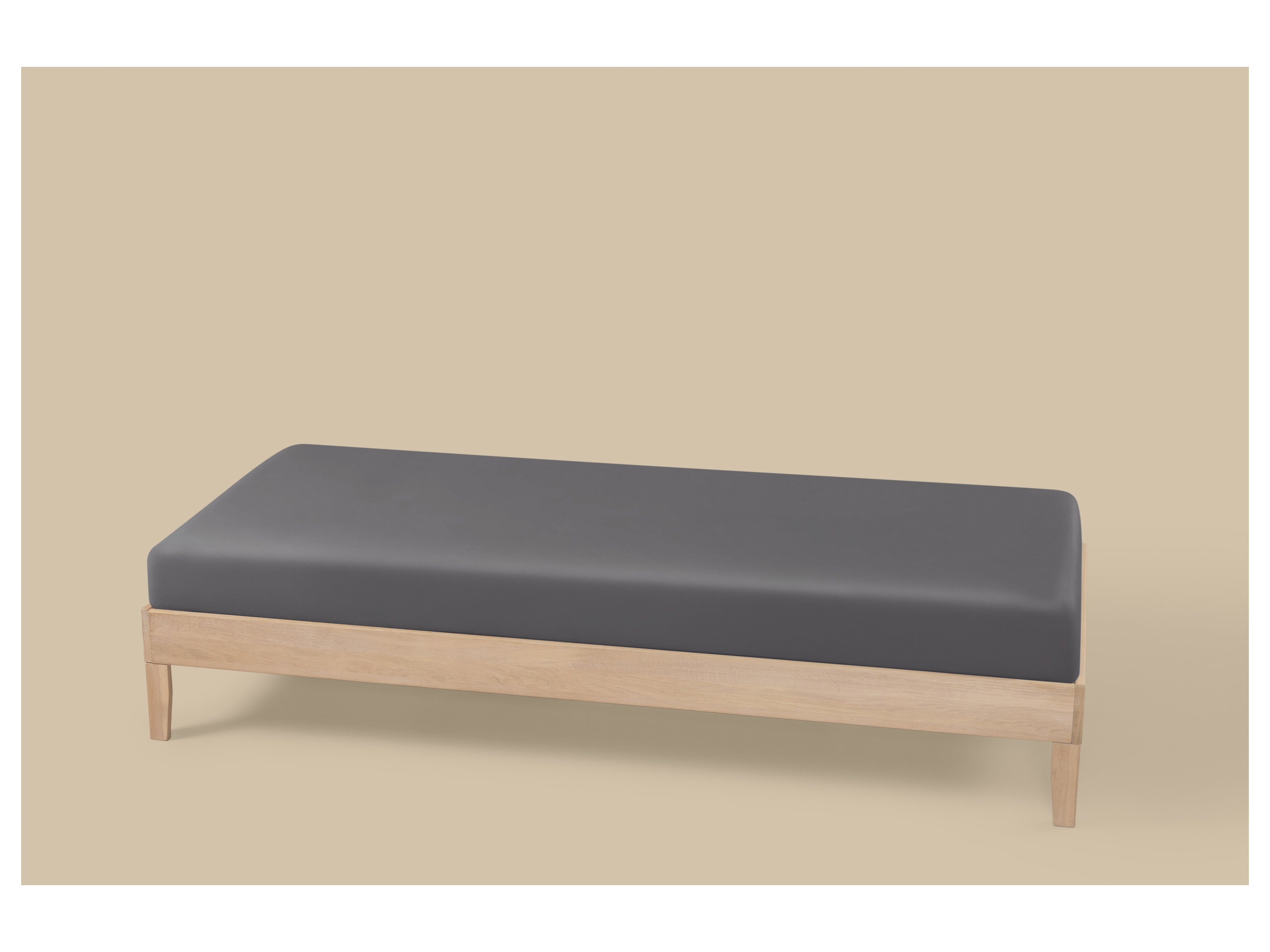 LIVARNO® Jersey-Spannbettlaken, 90-100 x 200 cm (Grau) – Bild 2 von 4