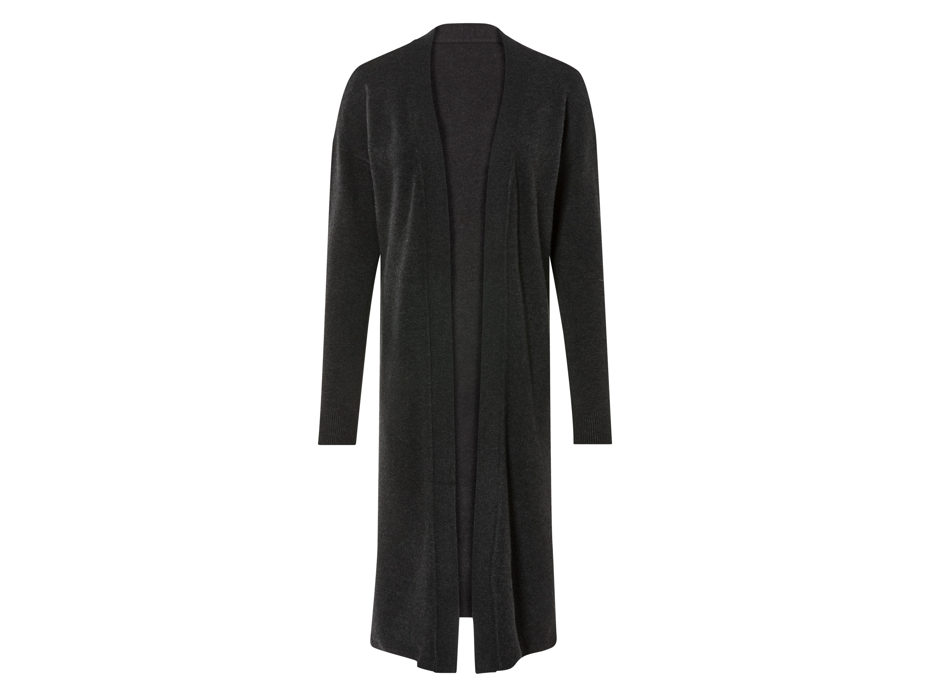 esmara® Damen Cardigan (Schwarz, S(36/38))““ | schwarz Muster: – Detail: Bündchen an Ärmeln und Saum Schnitt: leger Ausschnitt: – Kragenform: – Material: Viskose Lenzing™ Ecovero Polyester recycelt, 20 % Polyamid Pflegehinweis: waschen bei max. 40 °C Pflegeleicht nicht bleichen nicht im Wäschetrockner trocknen nicht bügeln nicht trockenreinigen Größe: Xs32/34 – L44/46 Meine Lidl-Größe – so einfach gehts Deine Größe findest du in der Lidl-Größentabelle . Oeko-Tex® Standard 100 Geprüft auf Schadstoffe Zertifizierungsnummer: 2024Ok1005 Aitex Standard 100 by Oeko-Tex® ist die weltweit bekannteste, unabhängige Zertifizierung schadstoffgeprüfter Textil- und Lederprodukte aller Art – vom Garn und den Stoffen bis hin zum gebrauchsfertigen Artikel. Das Label bestätigt