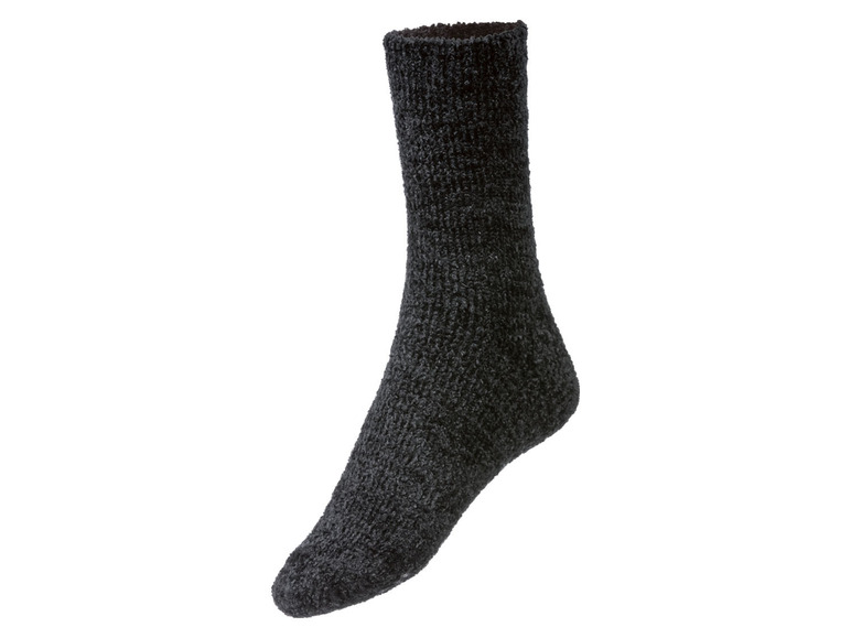 Gehe zu Vollbildansicht: esmara Damen Chenille-Socken, 2 Paar, flauschig - Bild 3