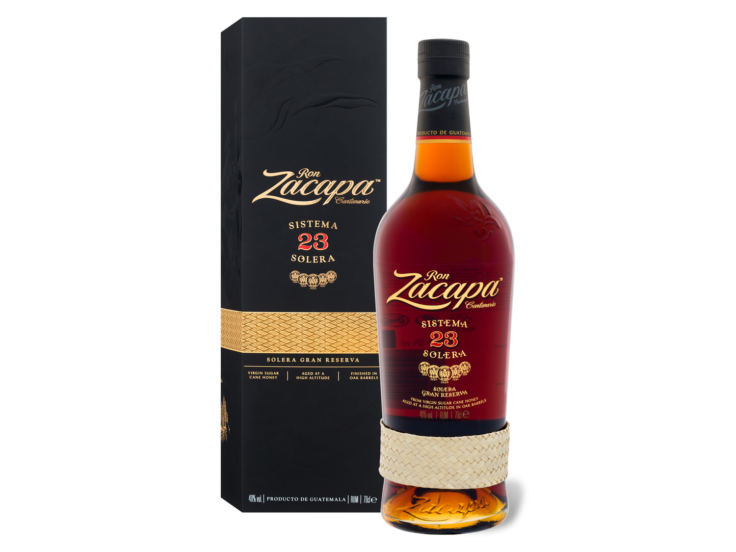 Ron Zacapa 23 Solera Gran Reserva Rum mit Geschenkbox …