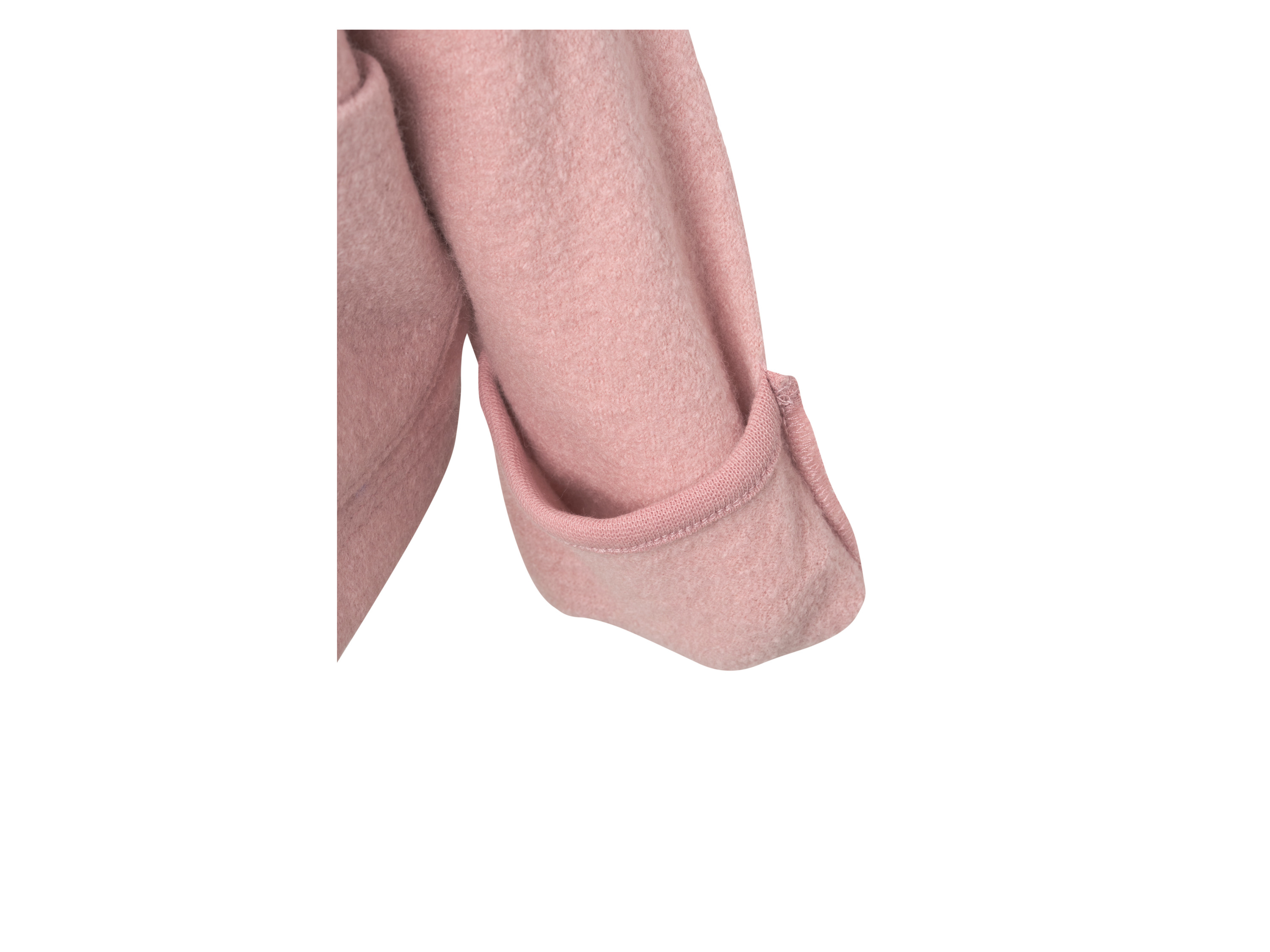 LUPILU® Premium Baby Wollwalk-Jacke (Rosa, 86/92) – Bild 4 von 4