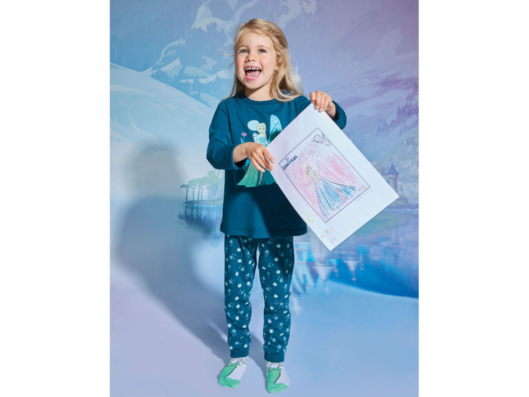 Gehe zu Vollbildansicht: Kinder Kleinkinder Mädchen Pyjama aus reiner Baumwolle - Bild 4