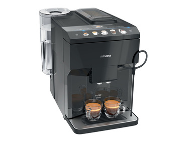 Siemens Kaffeevollautomat, »TP501D09« EQ.500 classic, Klavierlack schwarz