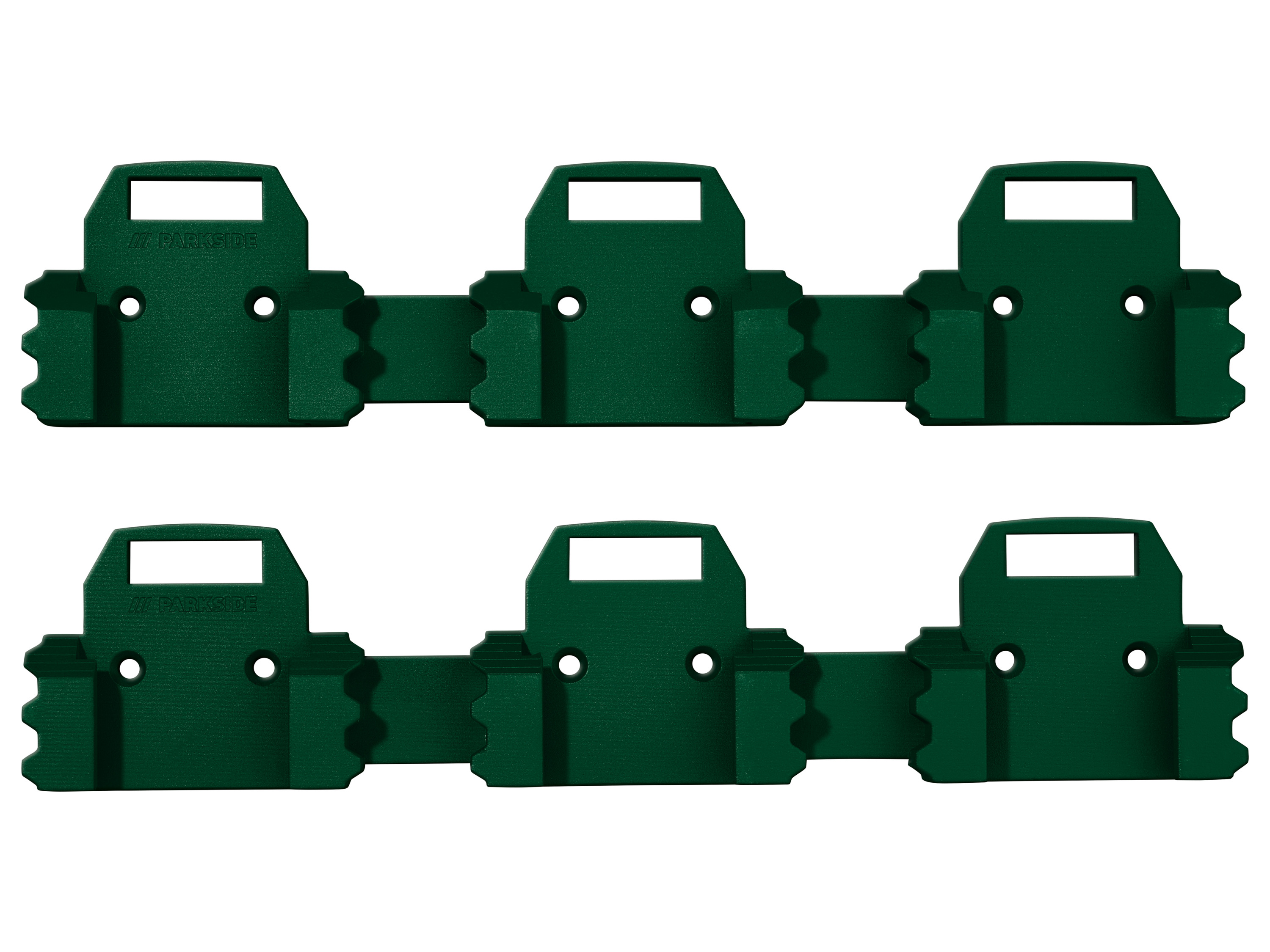 PARKSIDE® Wandhalter-Set für Akkus / Wandhalter für Akku-Schrauber (Dreifachhalterung 2tlg.)""