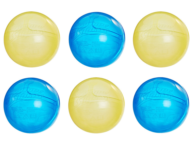 Gehe zu Vollbildansicht: Nerf Super Soaker Hydro Balls, 6er-Pack, wiederverwendbar - Bild 2
