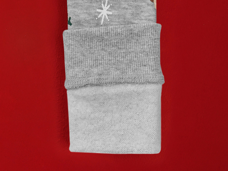 Gehe zu Vollbildansicht: lupilu® Kleinkinder Sweatanzug, 2-tlg. mit Weihnachtsmotiv - Bild 9