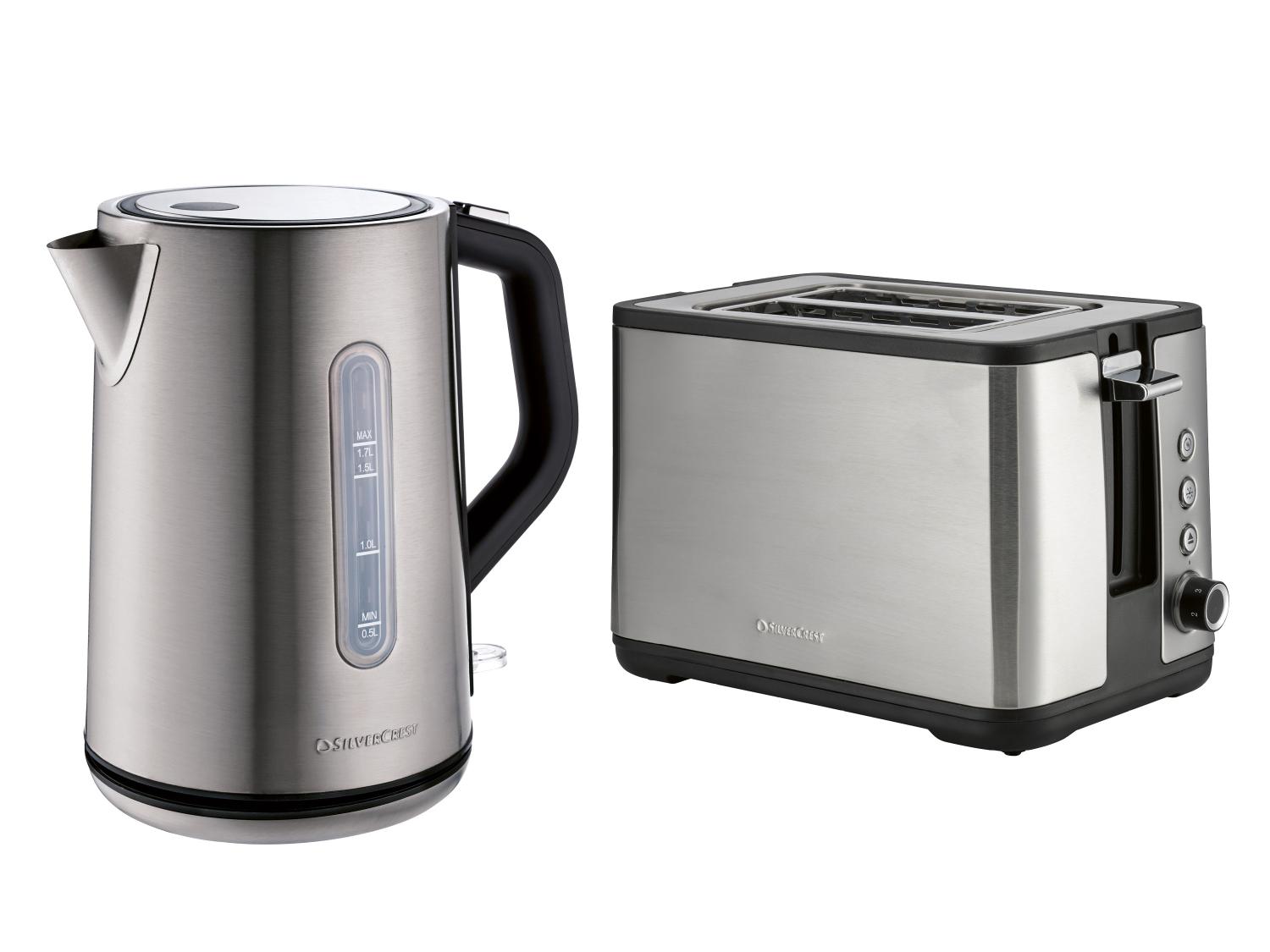 SILVERCREST® Wasserkocher & Toaster Edelstahl