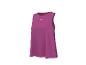 Fuchsiafarbenes Damen-Sporttop mit Logo.
