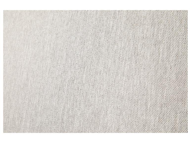 Detail eines hellgrauen Stoffes mit sichtbarer Textur