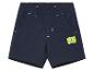 Dunkelblaue Shorts für Jungen mit dem Logo 'Outdoor Fun'
