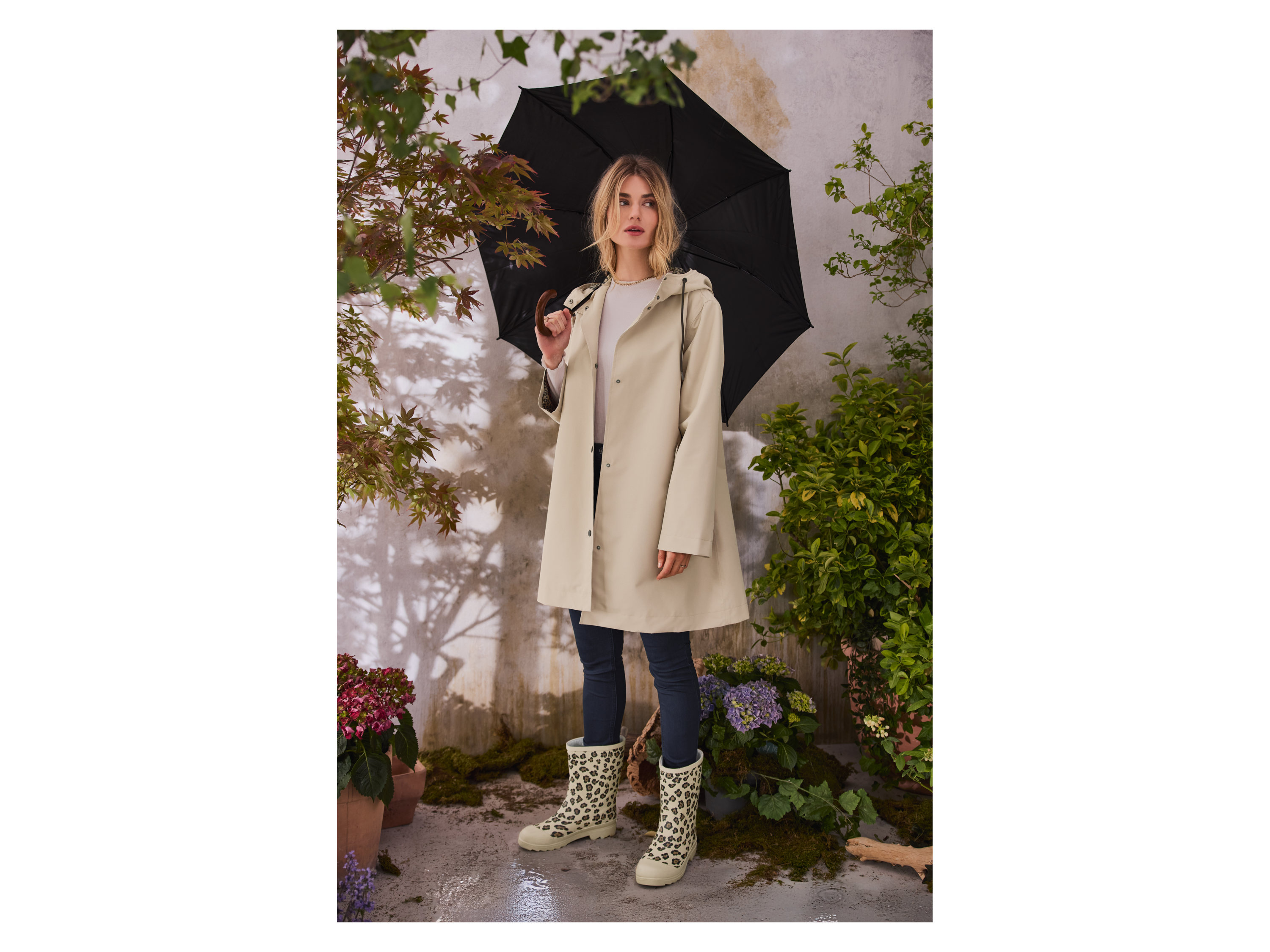 Thumbnail - esmara® Damen Trenchcoat, wasserabweisendes Obermaterial (Beige, S(36/38))