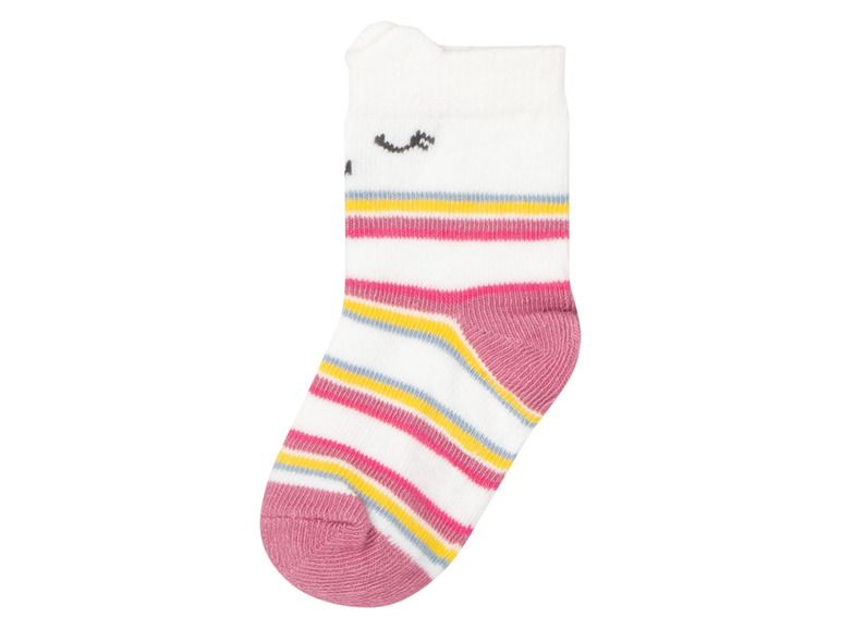 Gehe zu Vollbildansicht: lupilu® Baby Mädchen Socken, 5 Paar, mit Bio-Baumwolle - Bild 4