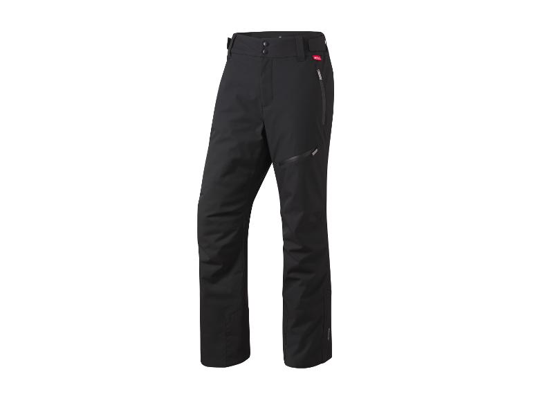 Schwarze Recco Skihose für Herren.