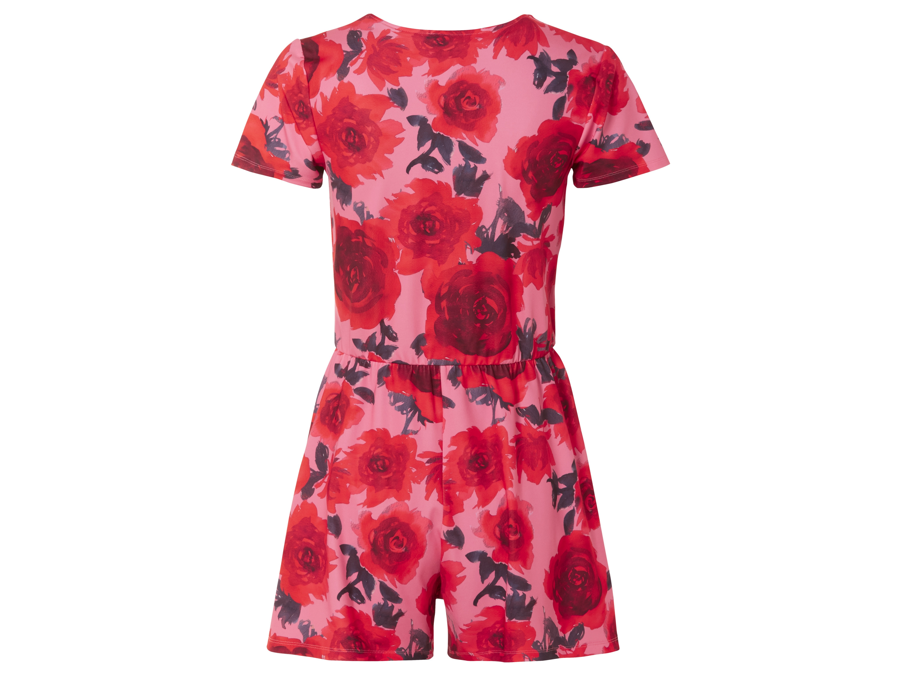 Thumbnail - esmara® Damen Jumpsuit (S(36/38), Muster pink/rot)