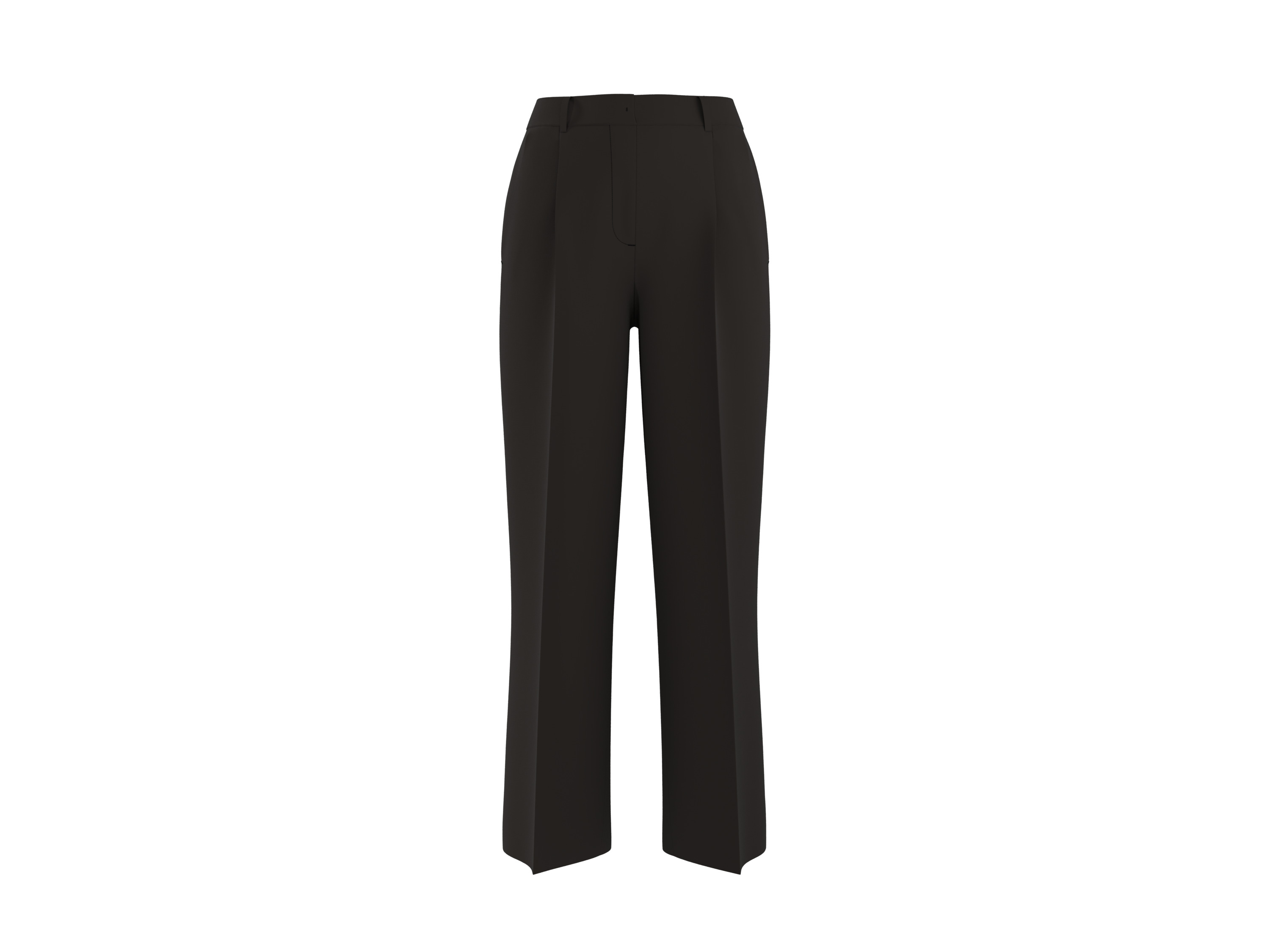 ESMARA® Damen Wide-Leg-Hose (Schwarz, XS) – Bild 3 von 4